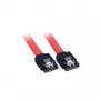 Lindy 0,5m SATA kabelis sarkans