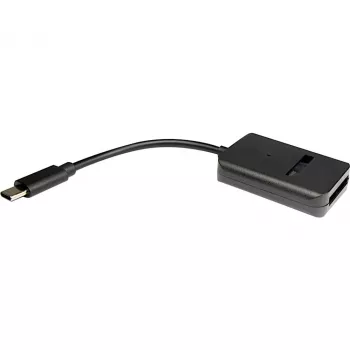 INTER-TECH adapter M.2 uz USB Type-C K-1696-P2, sievišķais M.2, vīrišķais USB-C, 5V, 37×54×12 mm, melns