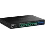 TRENDnet TPE-7124SBF v1.0R - Slēdzis - viedais - 8 x 10 Gigabit Ethernet + 4 x 10 Gigabit SFP+ - montējams statīvā - PoE++ (720 W)