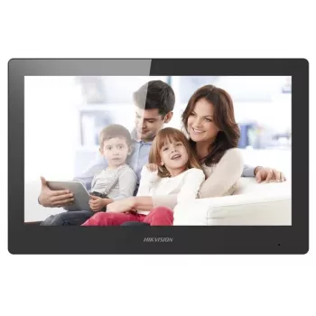 Hikvision DS-KH8520-WTE1 video domofonu sistēma 25.6 cm (10.1 inch) Melna