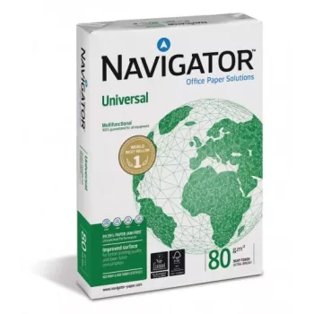 Papīrs NAVIGATOR A4, 80g, 500 loksnes