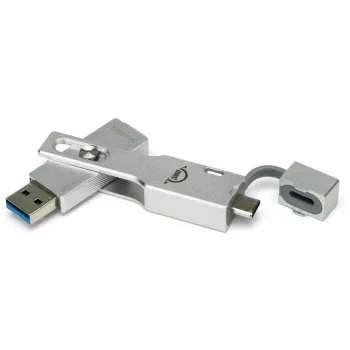 OWC Envoy Pro mini 1TB ārējais SSD (alumīnijs, Thunderbolt 3 (USB-C), USB-A)