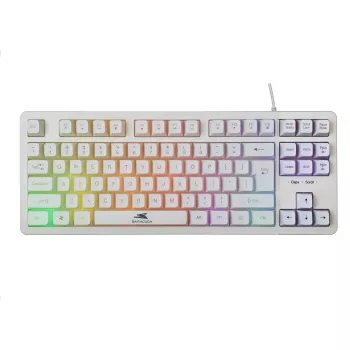 Mehāniskā tastatūra Baracuda Krill White KRILL-W — kompakts izkārtojums, USB savienojums