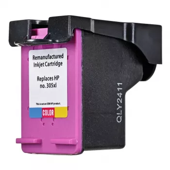 Superbulk HP 305XL (3YM63AE) krāsu kasetne, 17 ml, saderīga ar HP DeskJet 2820e