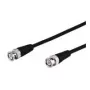 Wentronic Goobay BNC savienojuma kabelis, melns, 1 m - BNC spraudnis > BNC spraudnis (50272)