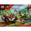 Konstruktors LEGO Jurassic World 76972 Raptora bezceļa bēgšana, 285 gab., 2 minifigūras, vecums 6+