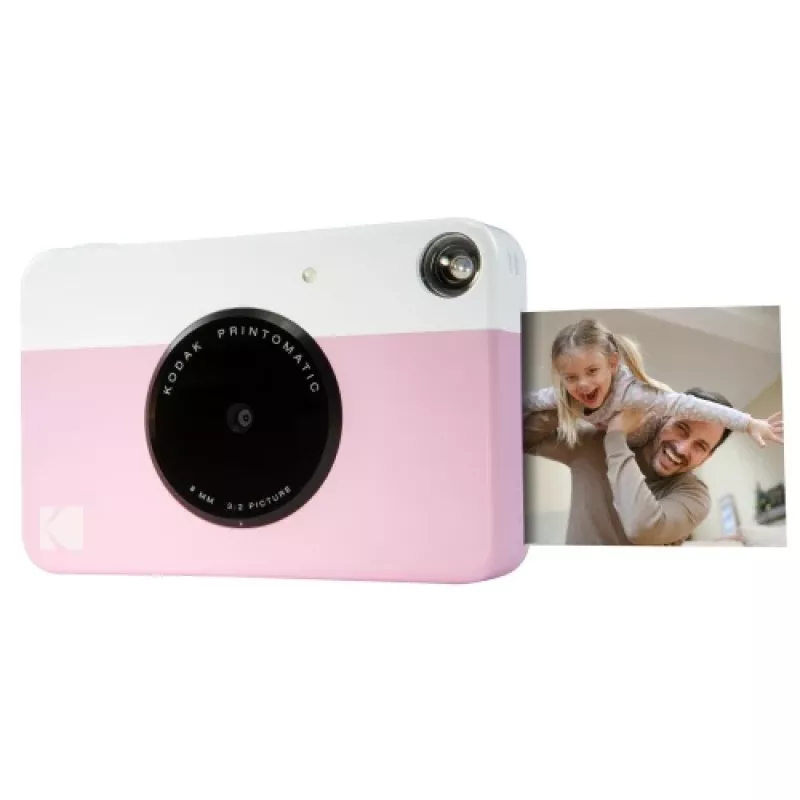 Kodak PRINTOMATIC Momentāno fotoaparāts, 2x3 inch, Rozā