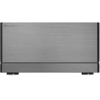SilverStone Crown 04 korpuss SST-CW04TB — HTPC formas faktors, SSI-EEB atbalsts, tumši pelēks