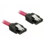 SATA kabelis DeLOCK 82677 0,5m Sarkans