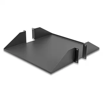 Rack plaukts DeLOCK 66748 Tērauds Pelēks 19 collas 457 mm 483 mm