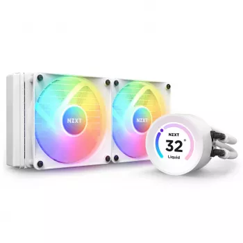 All-in-one šķidruma dzesētājs NZXT Kraken Elite 240 RGB 12 cm Balts