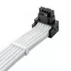 CableMod C-Series Pro Connection Cable - Variant A, 90°, 16-Pin uz 2x8-Pin PCIe, balts