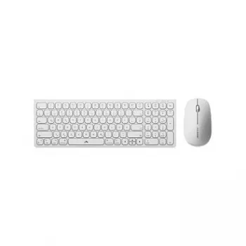 Alogic Echelon Compact USB-C BT tastatūra vācu+ pele balta - tastatūra - USB Type C