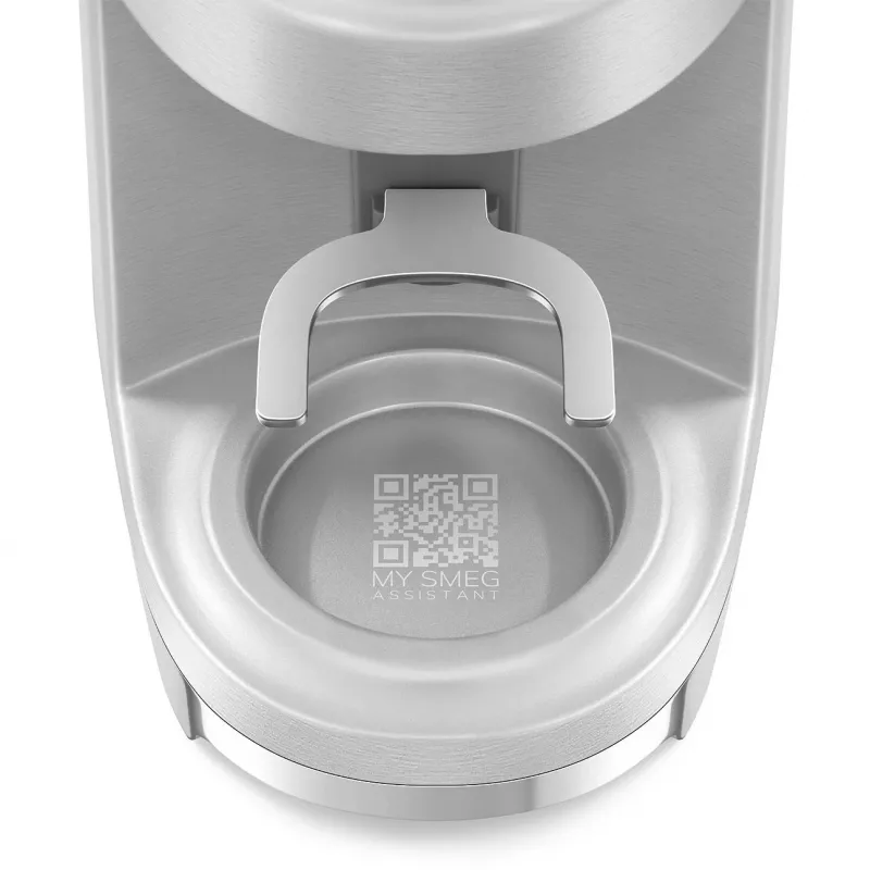 SMEG kafijas dzirnaviņas 50. gadu stils CGF02SSEU *Sudrabs*