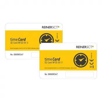 ReinerSCT timeCard Premium 25 DES – droša mikroshēmu karte laika uzskaitei un piekļuvei