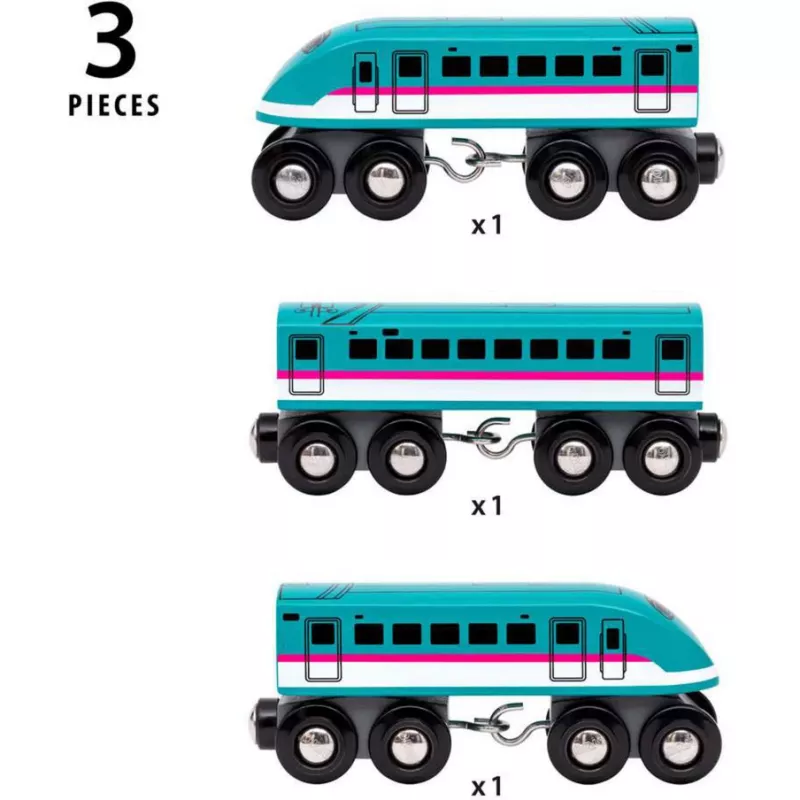 Vilcieniņš Ravensburger BRIO World Trains of the World Shinkansen E5 Hayabusa