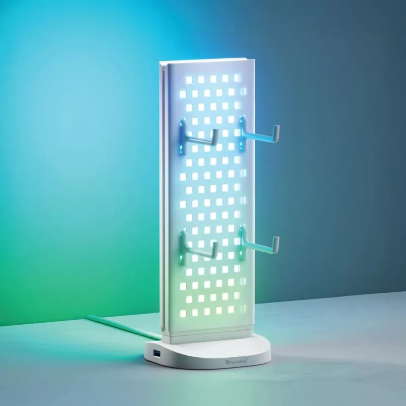 Nanoleaf Pegboard Desk Dock, Balts | 15 W | RGB