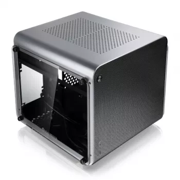 Datora korpuss Raijintek METIS EVO TG Mini-ITX, sudrabs