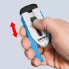 KNIPEX 12 85 110 SB optisko šķiedru noņēmējs / apvalka noņemšanas instruments (zils/balts)
