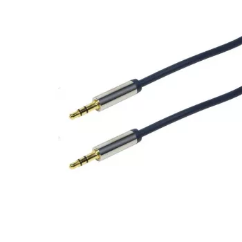 LOGILINK CA10100 Audio kabelis 3,5 mm ligzda – 3,5 mm ligzda 1m Zils