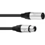 XLR skaļruņa kabelis PSSO 2x2,5 mm 10 m melns