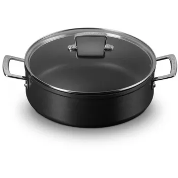 Le Creuset Toughened Non-Stick sauteuse ar stikla vāku 28 cm