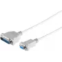 ShiverPeaks 78065-3 savienojuma kabelis 9-pin Sub D (DE-9) uz 25-pin (DB-25), 3 m