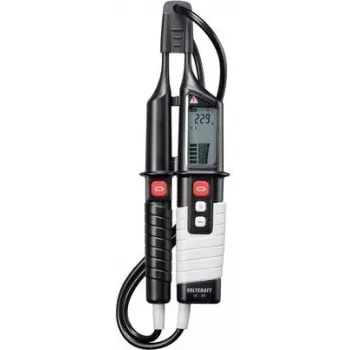 VC 65 Divpolu sprieguma indikators CAT III 1000V, CAT IV 600V, akustisks, LCD, LED (VC 65)