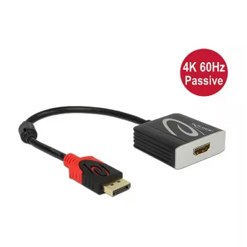 Adaptera kabelis DisplayPort-HDMI DELOCK 0,2m