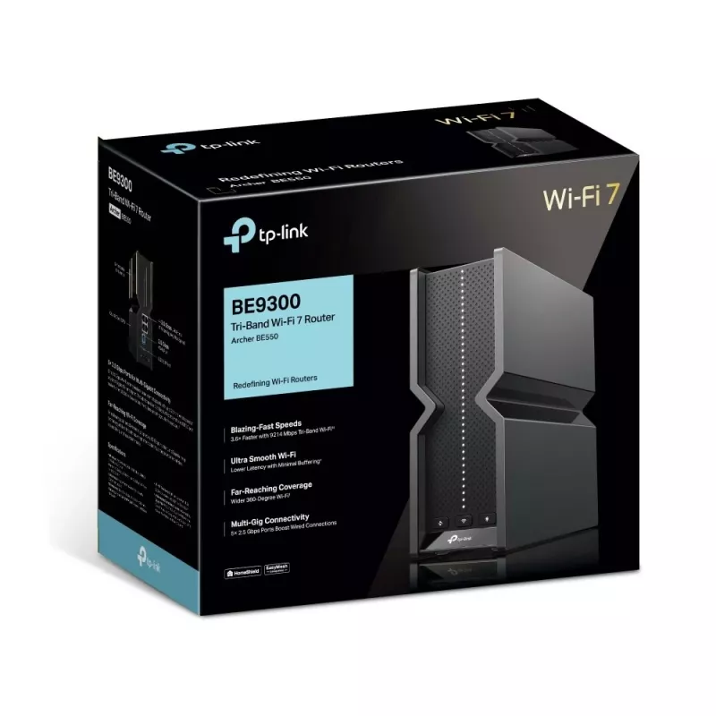 TP-Link Archer BE9300 Trīsjoslu Wi-Fi 7 maršrutētājs