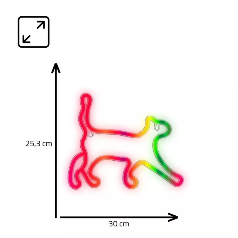 LED neon gaismas lente MANTA SNL60RGB RGB krāsu mainīga, elastīga dekoratīvā apgaismojuma lente