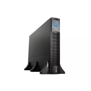 Nepārtrauktās barošanas avots Green Cell UPS15 — Online dubultpārveidošana 3 kVA (2700 W), 6 AC kontaktligzdas, tīrs sinusoidālais vilnis, LCD, tornis, 6×12V/9Ah baterijas
