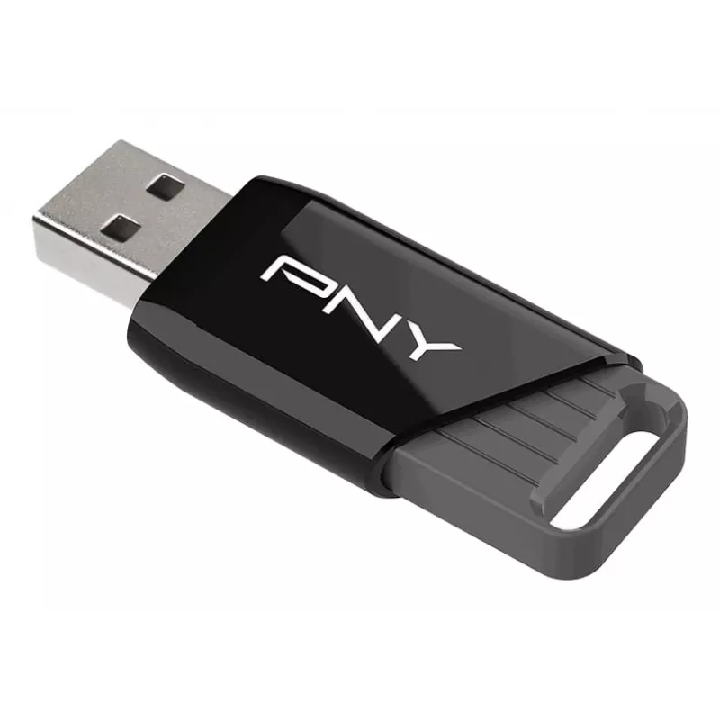 PNY Attaché X 64 GB USB zibatmiņa, 3.2 Gen 1, 130 MB/s, melna