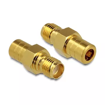 Adapteris SMA uz SMB, DeLOCK 88829, zeltīti kontakti
