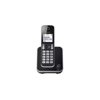 Panasonic KX-TGD 310 melnais bezvadu telefonu komplekts
