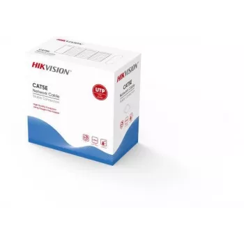 Tīkla kabelis Hikvision DS-1LN5EUEC7 pelēks 305 m UTP Cat5e cietdzīslu āra LAN