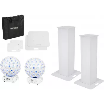 Statīvu komplekts EUROLITE 20000652 100 cm ar 2× LED B-40 White Effect