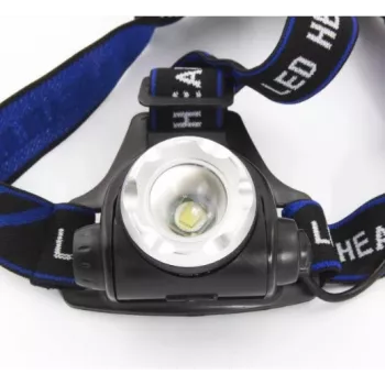 Pieres lukturis ESPERANZA EOT005 — LED Cree T6, 3W, 600 lm, AA x2, alumīnija korpuss, ūdensizturīgs, triecienizturīgs, regulējama galvas saite