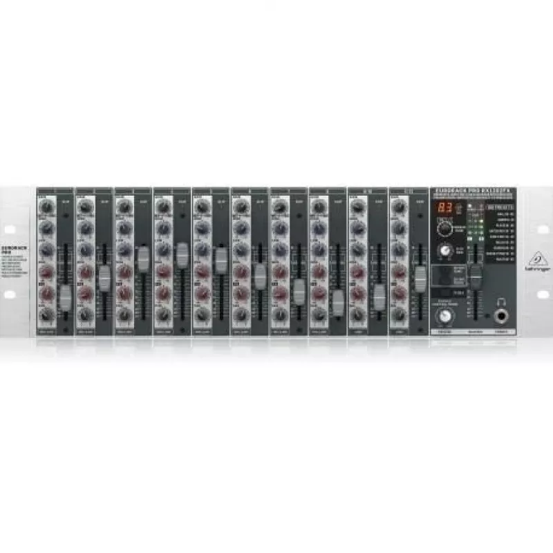 Behringer RX1202FX V2 audio mikseris 12 kanāli Pelēks