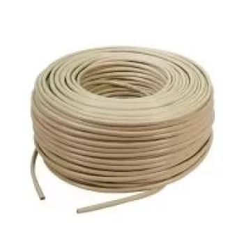 LogiLink montāžas kabelis, Cat.6, U/UTP, 100 m, gaiši pelēks, 4 x 2 AWG 24/1, neekranēts, CCA (CPV0035)