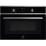 Iebūvējamā cepeškrāsns Electrolux EVL6E49X, kompakta 45 cm, metāls, melna, CombiQui