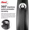 Flexi Black Design L 5 m suņa pavada ar automātisko tinumu