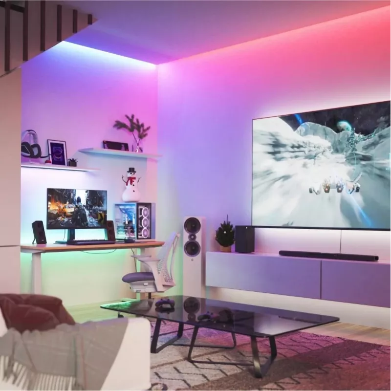 Nanoleaf Essentials Light Strips Pagarinājums 2 metri, 23 W, RGBCW, Bluetooth, Thread, 2700–6500 K