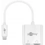 Goobay USB-C™ Multiport Adapter HDMI, Balts, 0.145 m - paplašina USB-C™ ierīci ar HDMI™ savienotāju (62110)