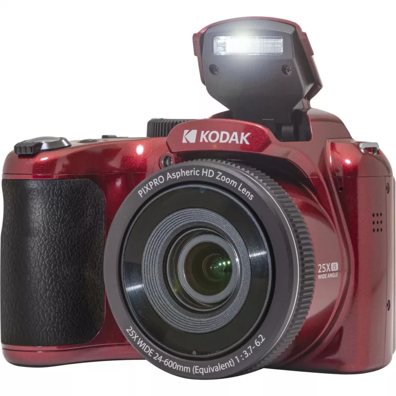 Kodak PIXPRO AZ255 1/2.3 Kompaktkamera 16,35 MP BSI CMOS 4608 x 3456 pikseļi Sarkanā (AZ255RD)