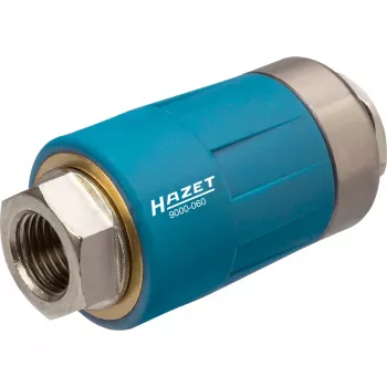 Drošības savienotājs HAZET 9000-060, 1/4 inch (Zils, saspiestā gaisa šļūtenei)