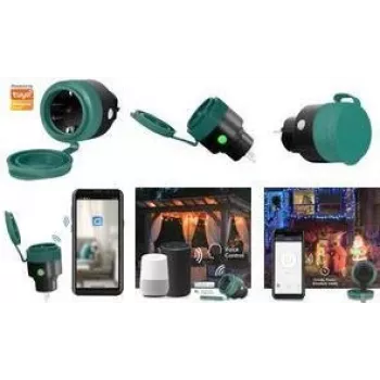 LogiLink Smart Home Wi-Fi āra kontaktligzda CEE 7/3 (SH0100)