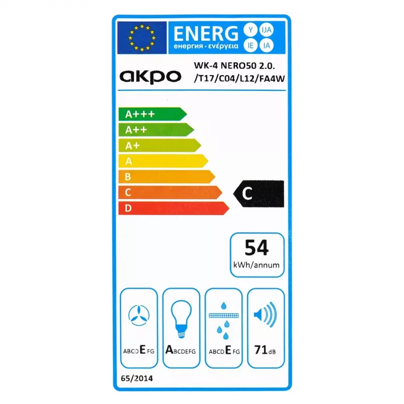 AKPO WK-4 Black LINE 2.0 60 BLACK T300 LED lineārais izpildmehānisms/pārsegs