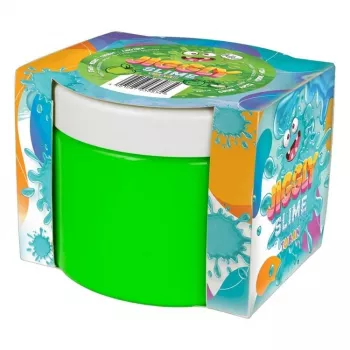Slime TUBAN Jiggly Slime zaļš Ābols 500 g TU3584 — modelēšanas gļotas rotaļām un sensorajām aktivitātēm