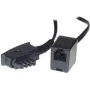 Kabelis S/CONN 0.2m TAE-F - RJ11 Melns ShiverPeaks TC 71020